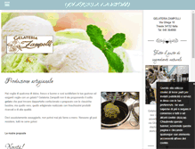 Tablet Screenshot of gelateriazampolli.com